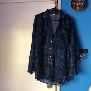 Chiffon Button Down American Apparel